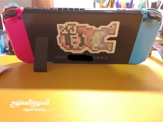  3 نينتندو سويتش مستعمل -بحالة جيدة جدا مع العلبة الاصلية ولعبة والخ
