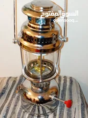  7 مصباح شمبر شنبر كاز  لوكس فانوس تدفئه و اناره واسعه تحفه انتيك ستانلس ستيل  هندي  دفا  اقتصادي حجم ك