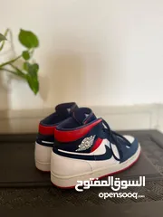  4 Nike Jordan 1 Mid USA Red/White/Blue Men's copy1