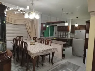  8 شقة أرضية للبيع في ابو نصير 240م مع مدخل مستقل وكراجين وتشطيبات فاخرة وفرش جديد بسعر مميز و اطلالة