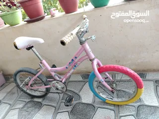  1 بسكليت اوربي افضل الانواع جنط 16 عليه كاوشوك فلين وحده وكاله  السعر 20
