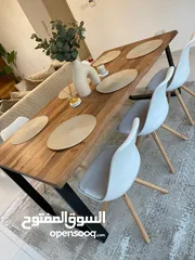  1 Wooden dinning Table for 6 seaters