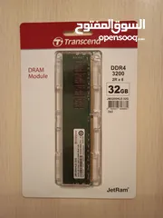  1 pc transcend DDR4 32 GB ram COMPUTER رامات كمبيوتر مكتبي 32 جيجا 