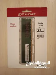  1 pc transcend DDR4 32 GB ram COMPUTER رامات كمبيوتر مكتبي 32 جيجا 