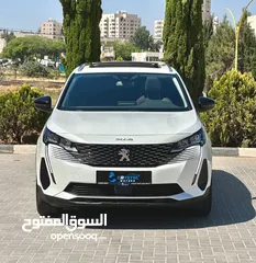  7 بيجو 3008 جتي لاين كفالة شركة بيجو  السيارة بحالة الوكالة جديدة ولا نقرة فل الفل