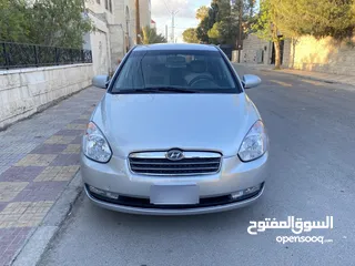  7 هونداي فيرنا 2009 بحاله ممتازة