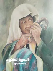  1 لوحة رسم زيتي واقعي (Oil Painting - Realism Style)