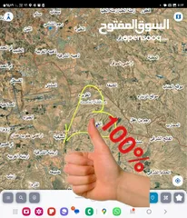  6 للبيع قطعه ارض 10.8 دونم القنيطره ثاني نمره عن المعبد
