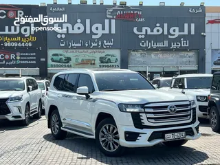  2 لاند كروز GXR v6 موديل 2023 توين تيربو اريو اس كامل المواصفات وارد الساير للبيع