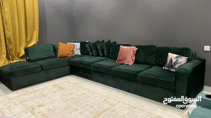  2 L shape sofa