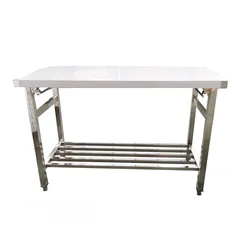  4 Stainless Steel Working table, Mobile Table  standard grade SS 304 material