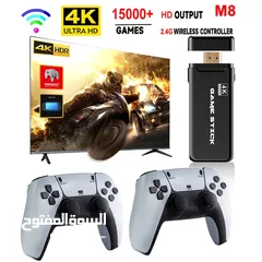  1 اتاري جيم ستيك الحديثة 256 رام GAME STICK 4K