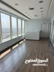  1 للايجار مكتب برج فخم 400 م مدينة الكويت