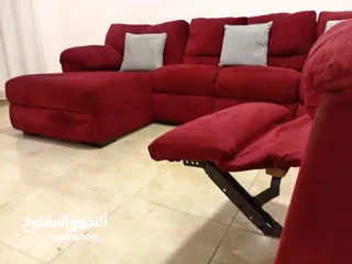  12 كورنر امريكي مستورد  ريكلاينر  حرف U فاااخر  جدا