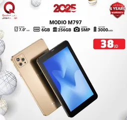  1 MODIO TAB M797 ( 256GB ) / 6 RAM NEW /// موديو تاب ام 797 ذاكره 256 ا الرام 6 الجديد