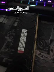  9 رام دسكتوب ddr4 من هايبر اكس 8gb    3200 Desktop Ram 8x1gb hyperX ddr4 HyperX  from kingston