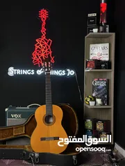 1 Yamaha CGX102 Plugged Classical Guitar with hardcase – 350 JDs