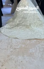  4 فستان زفاف للبيع استعمال مره