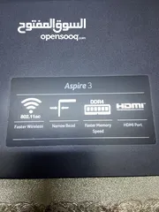  6 Acer aspire 3 جهاز مستعمل على لخفيف تسكيره الشركة مركبله ssd