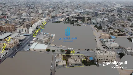  1 عقار تجاري سكني للبيع - مصراتة – تفرع شارع بنغازي - 1344م²