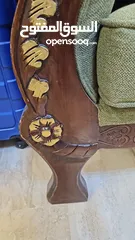  6 كنب سباع مقاعد مع مرايه انتريه جديد (استعمال خفيف جدا لا يذكر)