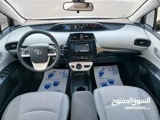  21 تويوتا بريوس 2018 سلفر// مميزة جدآ