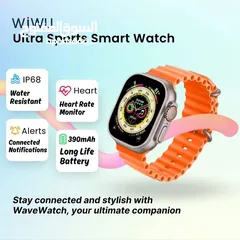  8 الترا سبورتس ساعة ذكية من شركة WiWU SW01  Ultra Sports Smart Watch from WiWU SW01