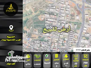  1 رقم الاعلان (3755) ارض سكنية للبيع في ام زويتينة قرب اكاديمية ليمار