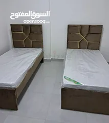  1 we have Brand New wood single size 190x90 bed with mattress for sale