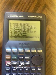  24 Casio algebra FX 2 plus الة حاسبة
