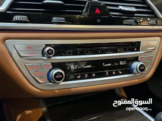  28 BMW 740Le 2017 وارد شركه ابو خضر مالك اول فل كامل اعلى تصنيف فحص كامل بحاله الوكاله