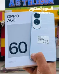  2 جهاز مشغل ايام بالكرتونة oppo A60 رام 16 جيجا 128 و 256 مكفول سنة متوفر توصيل