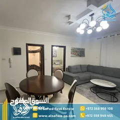  1 روف مميز مفروش للايجار ب ارقى أحياء الماصيون مع ترس ضخم