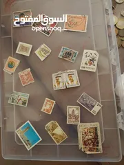  5 عملة ورقية و معدنية و مجموعة طوابع