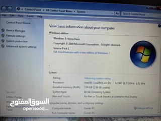  1 لابتوب hp يعمل بشكل ممتاز
