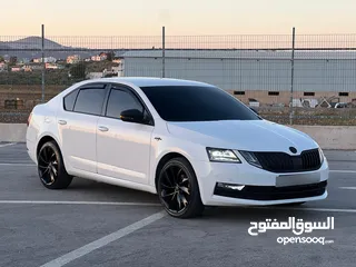  4 سكودا اكتافيا 2019/اتوماتيك ماتور 2000 ديزل فل الفل بدون فتحة بلاك اديشن