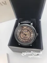  2 Armani watches (leather&metal) - ساعات ارمني الجلد والمعدن