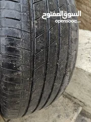  4 كاوشوك بحاله ممتازه Goodyear 235/55/19