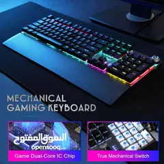  3 كيبورد جيمنغ اصلي ميكانيكل / لوحة مفاتيح  Aula S2088 Mechanical Keyboard