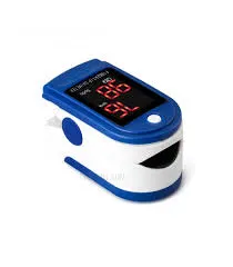  9 جهاز فحص نسبه الاكسجين بالدم على الاصبع + معدل ضربات دقات القلب oximeter