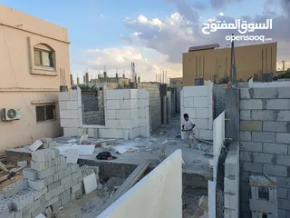  1 بناء حجر عظم تقسيط (شقق / عمارات / اسوار / مخازن )