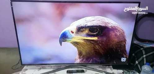  10 TCL 50 inches smart with original remote and stand