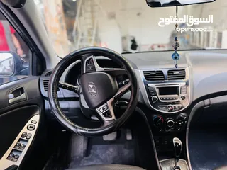  6 هونداي اكسنت موديل 2018 متور 1400سته غيار بنزين بريفث