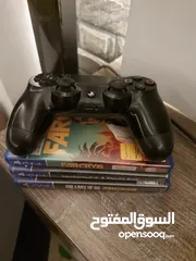  2 يد ps4 آصليه استعمال خفيف