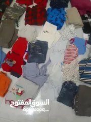  3 55 قطعة ملابس نخب منھم بورقتة بيبي / اطفال / بناتي / ستاتي مشكل  صيفي شتوي ربيعي
