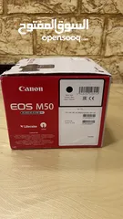  3 Canon EOS M50 Mirrorless Camera with 15-45mm Lens - Black