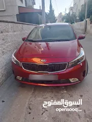  1 كيا سيراتو اوتوماتيك 2017 بحاله ممتازة وترخيص لأخرىشهر شباط