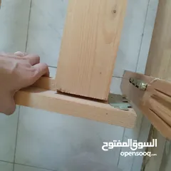  4 سرير عدد 2 مستعمل حشب زان بحالة جيدة جدا مع فرشات للبيع
