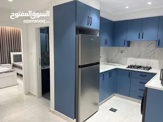  1 شقه مفروشه للايجار فرش  جديد لم تسكن من قبل في المصيون قرب  برافو