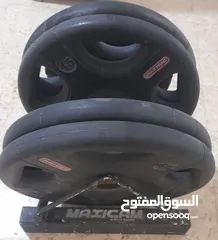  3 طارات فتحه اولمبي و حماله اوزان للبيع